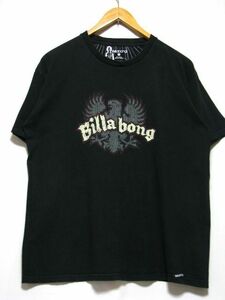 ＠ビラボン billa bong Ｔシャツt694 アメリカ古着 M S 黒 ブラック サーフィン