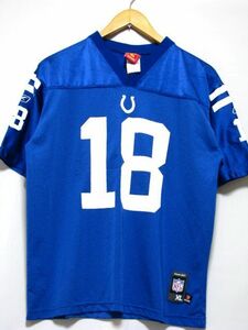 ＠リーボック NFL Indianapolis Colts インディアナポリス コルツ N119 アメリカ古着 インディアナ州インディアナポリス S M