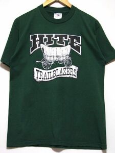 ＠美品 JERSEYS ジャージーズ Tシャツ t858 Mサイズ アメリカ古着 アメカジ ウエスタン 西部 深緑