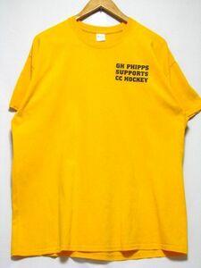 ＠美品 GILDAN ギルダンＴシャツt788 アメリカ古着 イエロー ビックサイズ XL