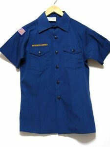 @美品 ボーイスカウト オフィシャル BOY SCOUTS OFFICIAL 半袖シャツbb20 US古着