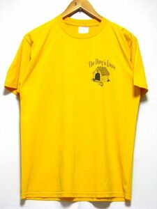 ＠美品 GILDAN ギルダン Tシャツ t844 Mサイズ アメリカ古着 イエロー 黄色