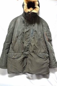 @米軍実物 N-3B Air Crew Jacket Dモデル j550 アメリカ古着 US.AIR FORCE 50年代 アメリカ古着 防寒 ビンテージ