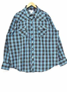 ＠美品 ラングラー Wrangler 長袖ウエスタンシャツw519 XXl アメリカ古着 ビックサイズ 大きいサイズ