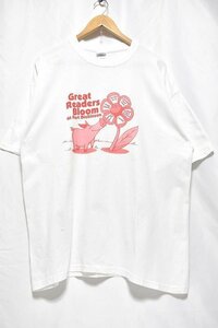 ＠美品 ギルダン GILDAN Tシャツtt293 US古着 XL プリント ホワイト 白