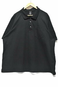 ＠美品 ジョージ GEORGE 無地 半袖ポロシャツP440 アメリカ古着 XXXL 3XL ビックサイズ 大きいサイズ