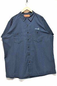 ＠美品 ディッキーズ Dickies 半袖ワークシャツwr474 XXL アメリカ古着 ビックサイズ アメ車