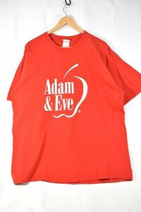 ＠美品 ギルダン GILDAN アダム&イブ Adam&Eve Ｔシャツt945 アメリカ古着 XL 逆輸入 京都 ジャパンブランド 食器