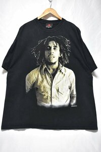 ＠美品 ロバート・ネスタ・マーリー ボブ・マリーＴシャツtt239 US古着 00s 黒 ブラック XXL