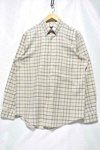 ＠美品 バンヒューセン VAN HEUSEN ボタンダウン 長袖シャツSL465 M US古着 チェック