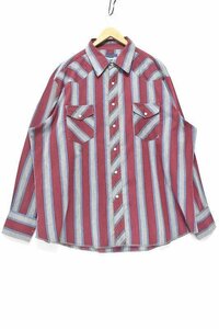 ＠美品 ラングラー Wrangler 長袖ウエスタンシャツw524 Xl アメリカ古着 ビックサイズ 大きいサイズ XXL