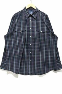 ＠美品 ラングラー Wrangler 長袖ウエスタンシャツw530 XXl アメリカ古着 ビックサイズ 大きいサイズ