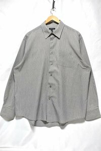 @美品 バンヒューセン VANHEUSEN 長袖ストライプシャツSL469 アメリカ古着 ビックサイズ