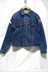 ＠美品 リーバイス Levi's 70505 スモール e トラッカージャケットj531 アメリカ古着 インディゴ 縦落ち 70年代