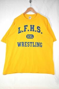 ＠美品 ジャージーズ JERSEYS レイクフォレスト ハイスクール Lake Forest High School レスリング部Ｔシャツt981 アメリカ古着 XL