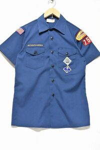 @美品 ボーイスカウト オフィシャル BOY SCOUTS OFFICIAL 半袖シャツbb25 US古着