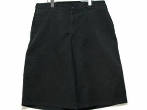 ＠美品 ディッキーズ Dickies ワーク ショーツd614 アメリカ古着 大きいサイズ 黒 ブラック USP