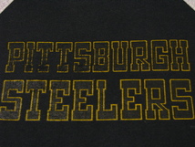 ＠美品 アメリカ製 vintage ビンテージ LOGO7 ロゴセブン NFL Pittsburgh Steelers ピッツバーグ・スティーラーズ Tシャツt5 アメリカ古着_画像4