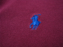 ＠ラルフローレン 無地 RALPH LAUREN 半袖ポロシャツRB460 XXL アメリカ古着 POLO 紺 ビックサイズ_画像5