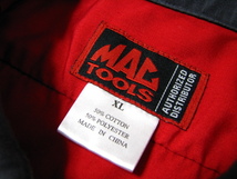 ＠美品 マックツールズ MAC TOOLS 半袖ワークシャツwr369 XL アメリカ古着 ビックサイズ レーシング メカニック_画像4