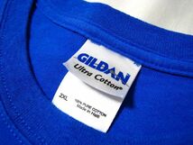 ＠美品 GILDAN ギルダン Tシャツt843 アメリカ古着 XXL ビビビックサイズ ブルー 青_画像3