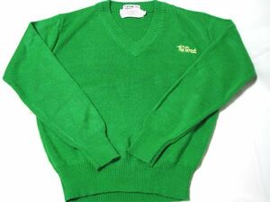 @ прекрасный товар Vintage I zodoIZOD акрил Kids кардиган зеленый зеленый America б/у одежда 