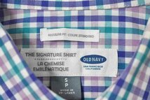 ＠美品 オールドネイビー OLD NAVY 長袖シャツSL433 アメリカ古着 小さいサイズ チェック柄_画像4