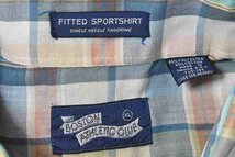 ＠美品 シアーズ ボストン アスレチック sears boston athletic ボタンダウン 半袖シャツst556 XL アメリカ古着 格子 90年代_画像4