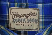 ＠美品 ラングラー Wrangler 半袖 ウエスタンシャツw547 XXL アメリカ古着 ビックサイズ_画像4