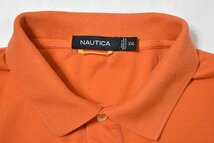 ＠美品 ノーティカ NAUTICA 半袖ポロシャツp403 XXL アメリカ古着 ビックサイズ オレンジ 大きなサイズ_画像3