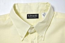 ＠美品 米国製 エドワーズ Edwards ボタンダウン 半袖スタッフシャツwr406 XL アメリカ古着 ビックサイズ_画像3