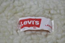 ＠ 色落ち綺麗 リーバイス Levi's デニムボアベストj393 アメリカ古着 インディゴ ウエスタン 70's オレンジタブ_画像4