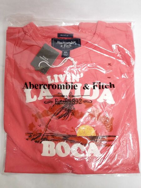 未使用品 タグ付き アバクロ アバクロンビー&フィッチ Tシャツ メンズ XL Abercrombie & Fitch 