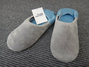 GK121-6) flying apartment men to/ color trip / Bab -shu/L size /.× sea / towel ground slippers / cotton 100%/ made in Japan /25~27cm correspondence /