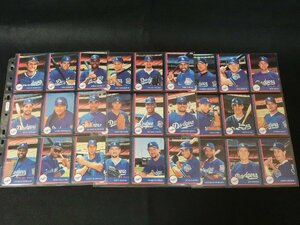BSY046)MLBカード/マザーズクッキー/マザーズカード/1998/ドジャース/28of28/28枚コンプリートセット/
