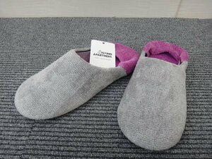 GK120-5) flying apartment men to/ color trip / Bab -shu/L size /.× flower / towel slippers / cotton 100%/ made in Japan /25~27cm correspondence /