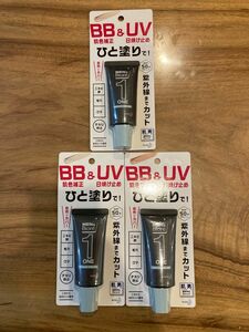 メンズビオレONE BB&UVクリーム SPF50+ 30グラム 3つ