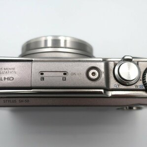 (A3)1円～ OLYMPUS STYLUS SH-50 シルバー オリンパス デジタルカメラ コンパクトカメラ デジカメ 現状品 ジャンク品の画像3