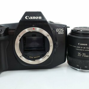 (A1)1円～ Canon EOS 650 / CANON ZOOM LENS EF 35-70mm 1:3.5-4.5 キャノン フィルムカメラ AF 一眼レフ 動作未確認 ジャンク品の画像1