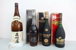 (A1)1円～★古酒まとめ★ 森伊蔵 かめ壺焼酎 芋焼酎 本格焼酎 1800ml /COGNAC CAMUS /REMY MARTIN / CAMUS NAPOLEON 未開栓 古酒