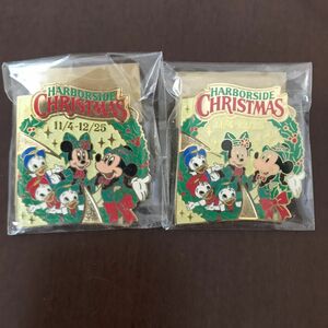 ディズニー　ピンバッジ　ランド　シー　クリスマス ミッキー　ミニー