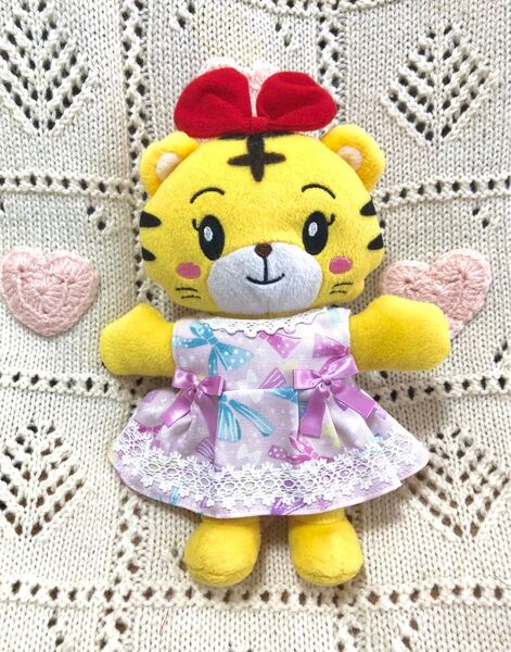 こどもちゃれんじはなちゃんの服ハンドメイド08 2枚目は150円引です。
