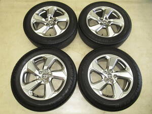 程度良品！トヨタ 50系RAV4前期Ｇ純正ハイグロス 7J-18 off+35 pcd114.3/5H 225/60R18 タイヤ付き4本 80系ハリアーにも！バランス調整済み