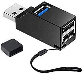 YFFSFDC USBハブ 3ポート USB3.0＋USB2.0コンボハブ 超小型 バスパワー usbハブ USBポート拡張 高速