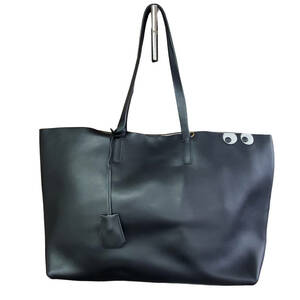 #75 ANYA HINDMARCH Anya Hindmarch большая сумка i-b Lee shopa- кожа чёрный BLK женский сумка мода 