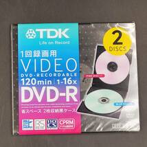 #3885 未開封 CD&DVDケースクリア 4枚入セット/DVD-R 2枚 省スペース2枚収納用黒ケース/ CASIO DATテープ T-D1 4本 収納 レトロ _画像2