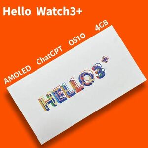 Hello Watch 3 plus + スマートウォッチ