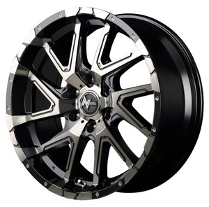 NITRO POWER DERINGER 20x8.5J 6/139.7 +20 BMP ブラックメタリックポリッシュ/フランジピアスドリルド