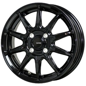 G-SPEED G-05 14インチ 14x5.5J 4/100 +38 MBK メタリックブラック