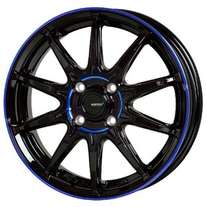 G-SPEED P-05R 15インチ 15x5.5J 4/100 +45 BK/BLUE ブラック&ブルークリア